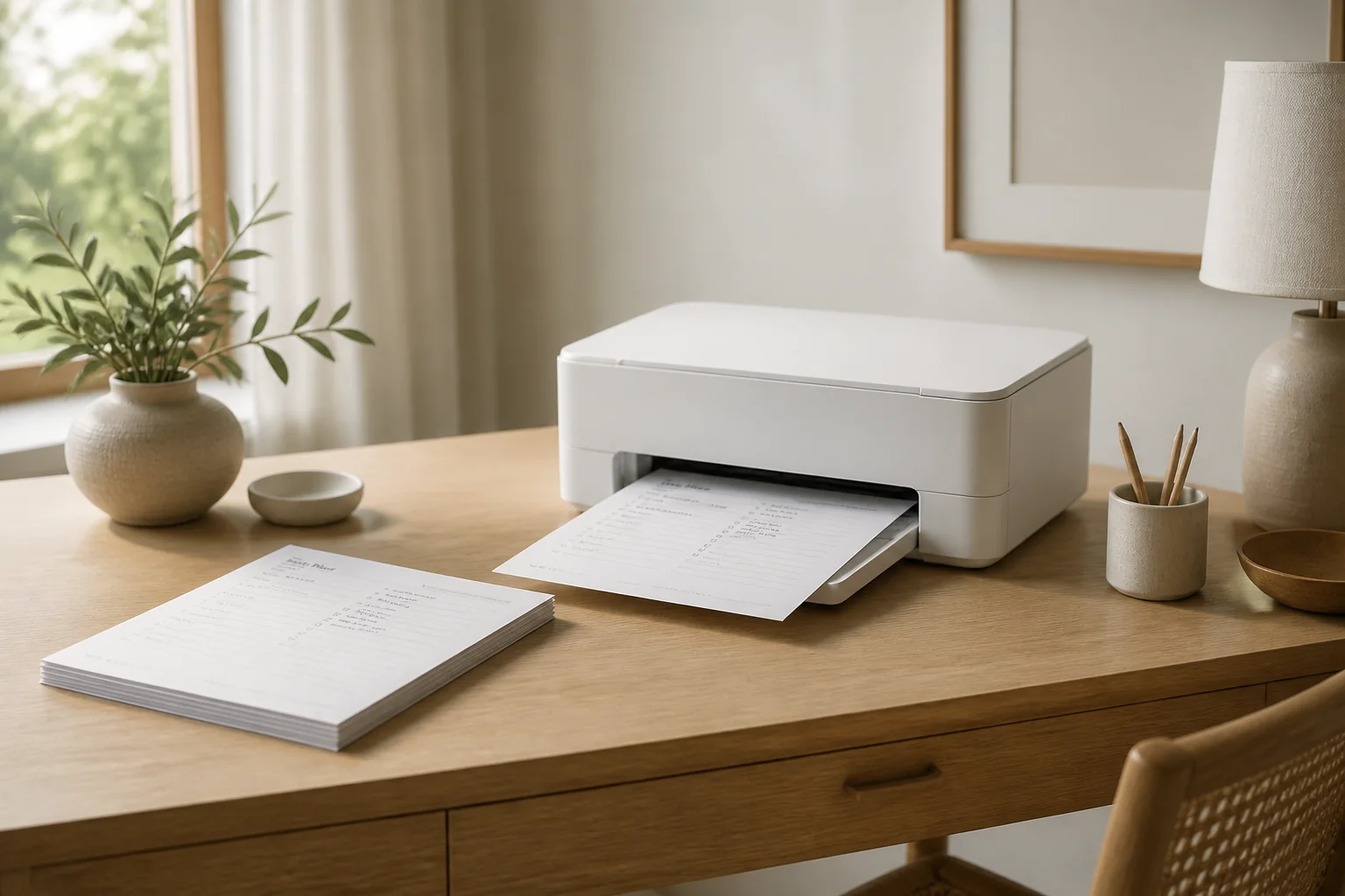 Print a set: the product in use (render)